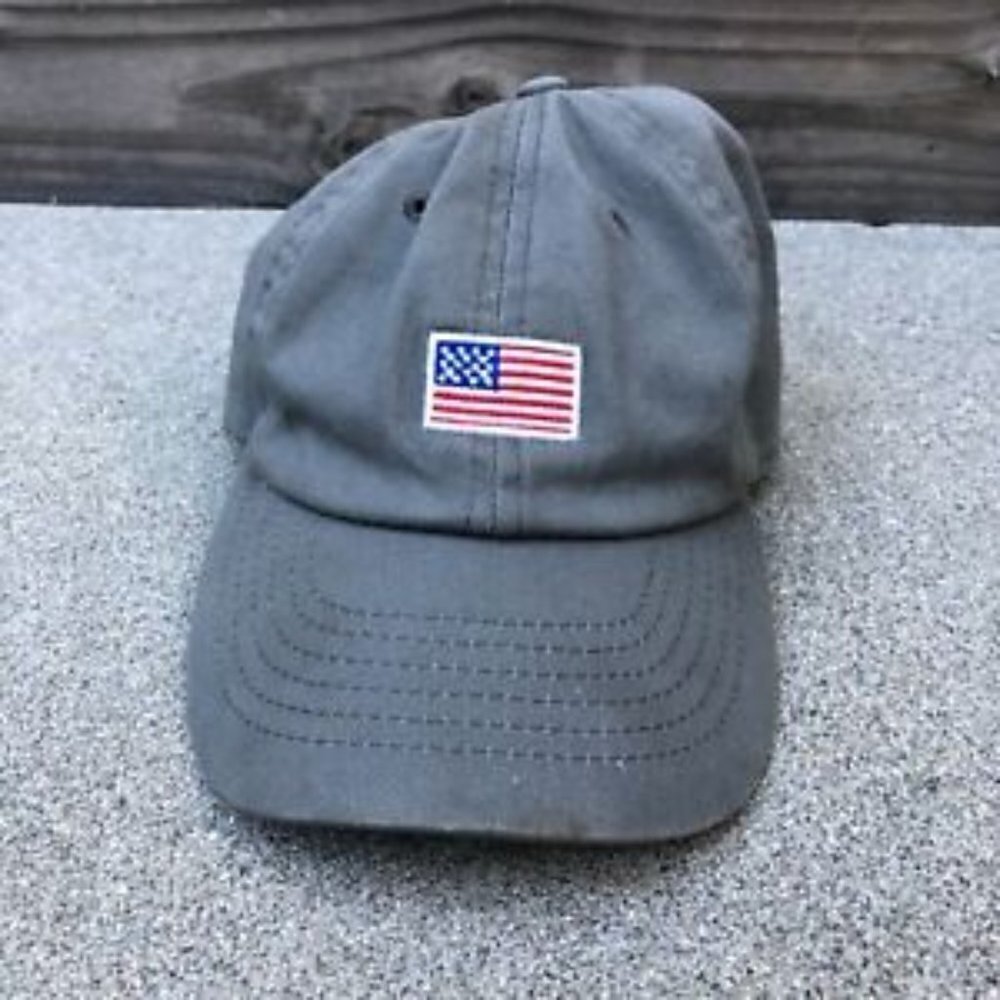 NEWHATTAN United States America Flag Hat Unisex Grey Adjustable Cap Baseball‌‌‌